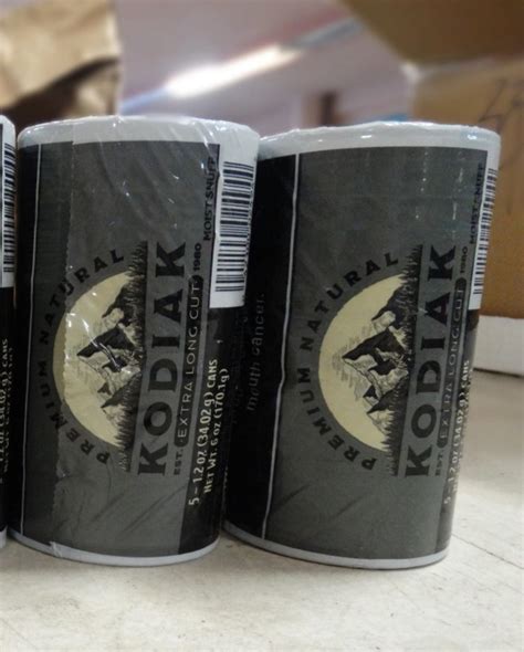 Lot 2 Sleeves Of Kodiak Chewing Tobacco 5 Tins Each