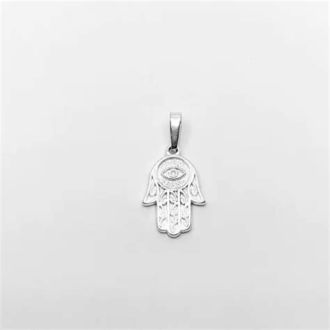 Dije Mano De Fatima Con Ojo Turco Plata Fina 925 Envío Gratis