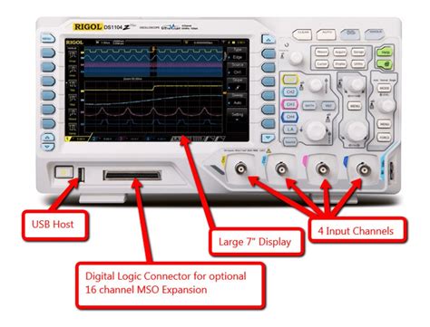 Oscilosc Pio Digital Mhz Rigol Canais Ds Z Plus Ohmini