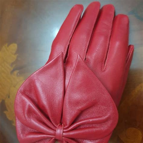 Long Zip Opera Leather Gloves Etsy