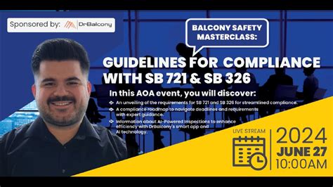 Balcony Safety Masterclass Guidelines For Compliance With Sb 721 And Sb