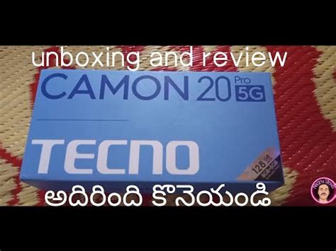 Tecno Canon Pro G Unboxing And Review Youtube