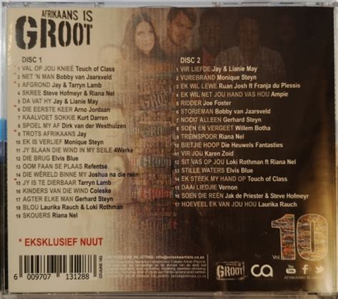 Local South African Afrikaans Is Groot Vol 10 2 CD Was Listed For