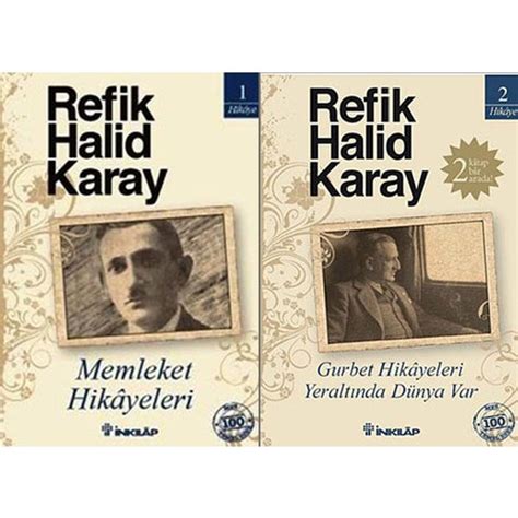 Refik Halid Karay Kitap Set Memleket Hikayeleri Gurbet Kitab