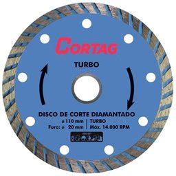 Disco De Corte Diamantado Turbo Eco Mm Cortag