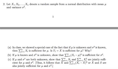 Solved 2 Let X1 X2 Xn Denote A Random Sample From Chegg