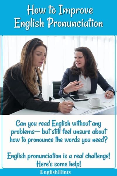 How To Improve English Pronunciation