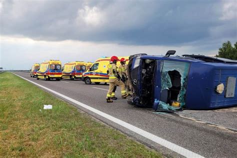 Wypadek Na Autostradzie A W Bratkowicach