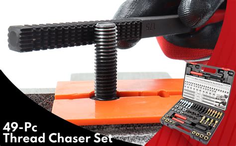 Amazon TOMMARS 49 Piece Thread Chaser Set UNC UNF Metric Thread