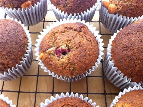 Raspberry Poppy Seed Muffins Lactose Free Tin And Thyme