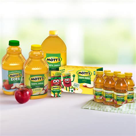 Motts 100 Juice Original Apple Juice 64 Fluid Ounce Bottle