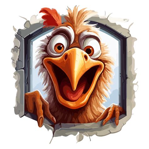 Funny Chicken Transparent Background 29822715 Png