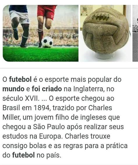 Resumo De Como Surgiu O Futebol No Mundo