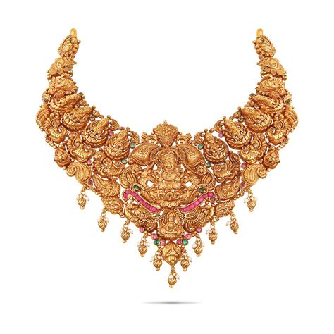 Mesmerising Temple Gold Necklace