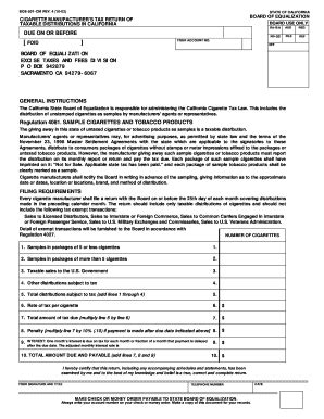 Fillable Online BOE 501 CM REV Fax Email Print PdfFiller