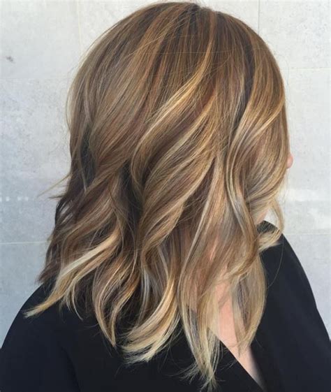 Brown Shoulder Length Hair With Blonde Highlights Hair Inspo Hair