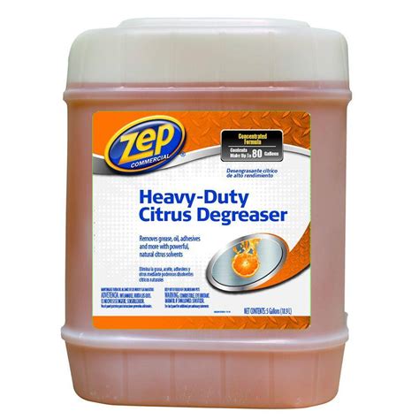 ZEP 5 Gal Citrus Degreaser ZUCIT5G The Home Depot