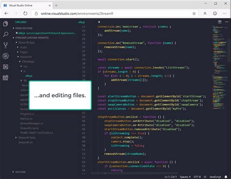 Microsoft Visual Studio Online Browser Basierte Entwicklungsumgebung