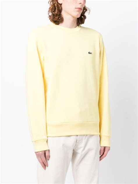 Lacoste Embroidered Logo Crew Neck Sweatshirt Farfetch