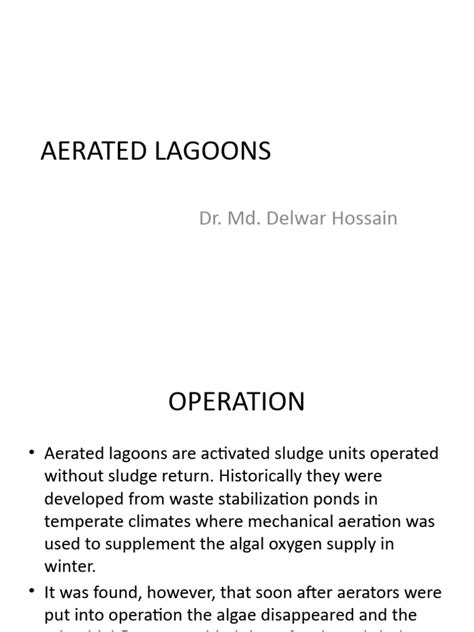 Aerated Lagoon | PDF | Hydrology | Chemistry