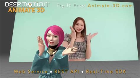 DeepMotion Markerless Full Body Face One News Page VIDEO