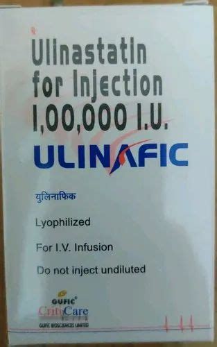 Ulinastatin Iu Injection At Rs Vial Governorpet