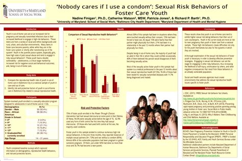 Pdf Nobody Cares If I Use A Condom Sexual Risk Behaviors Of Foster