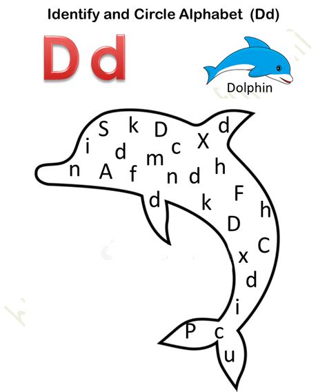 Topic Identify And Circle Alphabet Worksheets English Preschool Wwf