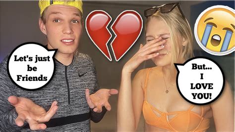 Telling My Girlfriend I Want To Be Just Friends She Cries Youtube