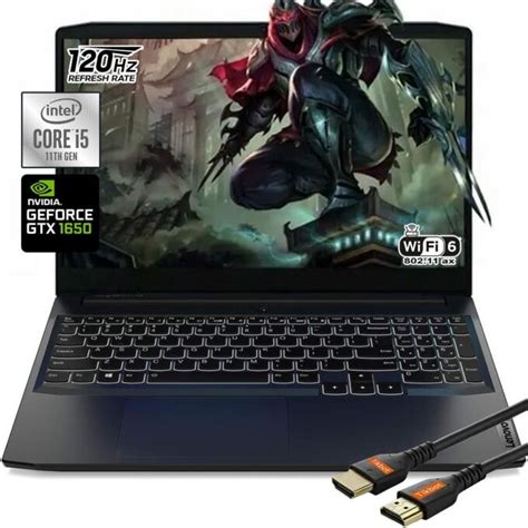 Lenovo Ideapad Gaming 3i 15 I5 11300h · Gtx 1650 · 15 6” Full Hd 1920 X 1080 120 Hz Ips