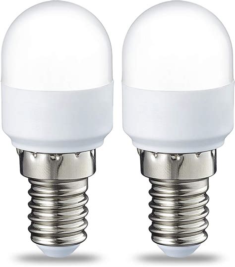 Amazon Basics Lot de 2 ampoules LED pour réfrigérateur T25 Culot E14 1