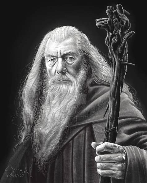 Fantasy art - Gandalf by Mariiasaniukart on DeviantArt