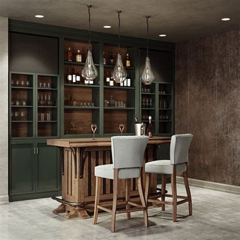 Keyon Wooden Bar With Wine Storage Reviews Birch Lane Home Bar