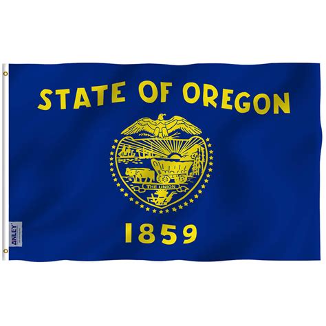 Fly Breeze Oregon State Flag 3x5 Foot - Anley Flags