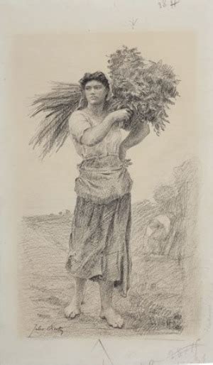 The Gleaner Jules Breton Wikiart Org