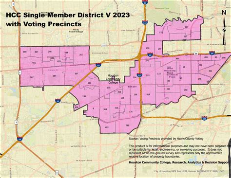 Single Member District V Map with precincts | Houston Community College (HCC) | We are Houston's ...