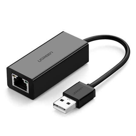 UGREEN CR110 Adapter Sieciowy USB Do RJ45 Czarny Ugreen Oficjalny