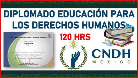 Diplomado Educaci N Para Los Derechos Humanos Cndh Hrs