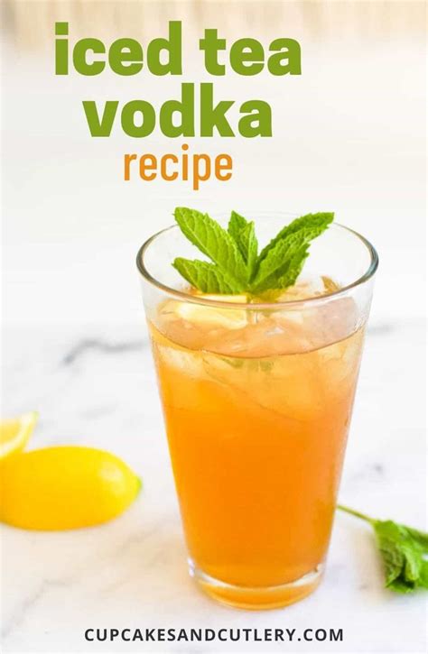 Iced Tea Vodka Cocktail Recipe Iced Tea Vodka Sweet Tea Vodka