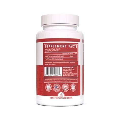 TUDCA - 300mg Tauroursodeoxycholic Acid (60 Servings)