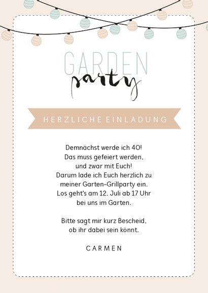 Einladung Zum Geburtstag Gartenparty Pastell Kaartje2go