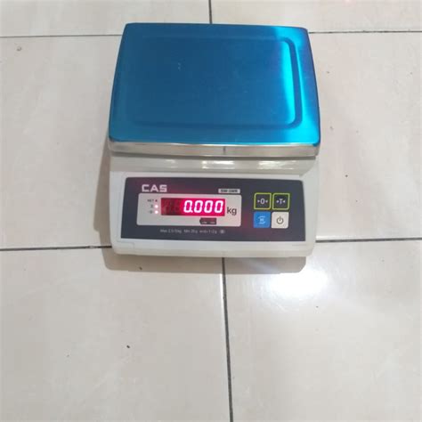 Jual Timbangan Meja 20Kg CAS SW 1WR Single Display Harga Termurah Dan