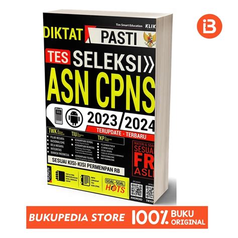 Jual Buku Tes CPNS Diktat Pasti Tes Seleksi ASN CPNS 2023 2024