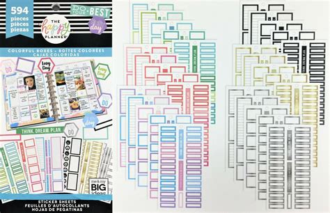 Me My Big Ideas Create The Happy Planner Stickers Value Pack