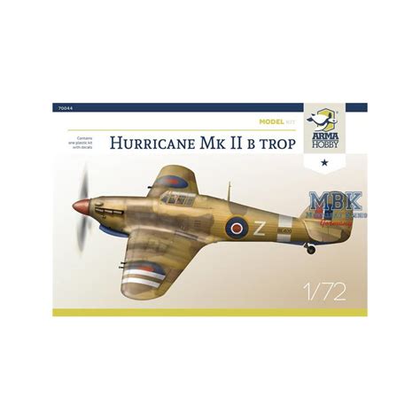 Maquette Hawker Hurricane Mk Ii B Trop Arma Hobby Chez