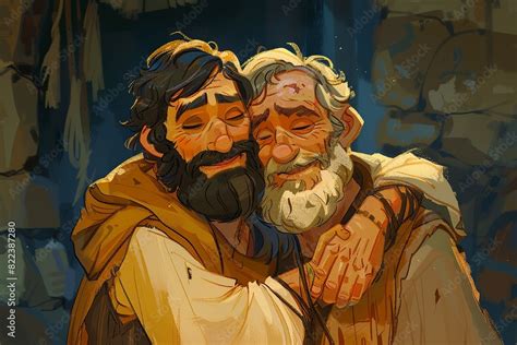 Visualize A Lively Cartoon Representation Showcasing The Emotional