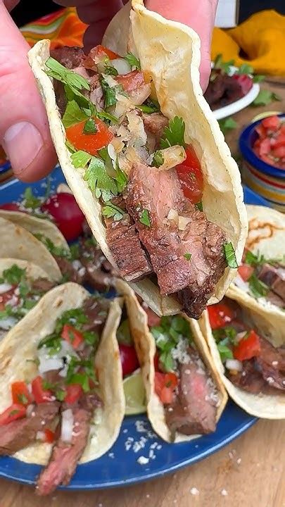 Marinated Skirt Steak Taco Recipe Youtube