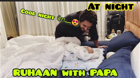 Masha Allah ️ Ruhaan With Papa At Night 😍dipika Ki Duniya Shoaib