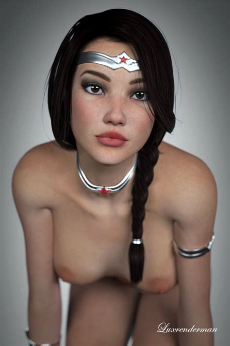 Rule 34 3d Armband Bracelet Breasts Brown Eyes Brown Hair Cosplay Dc Leaning Looking At Viewer