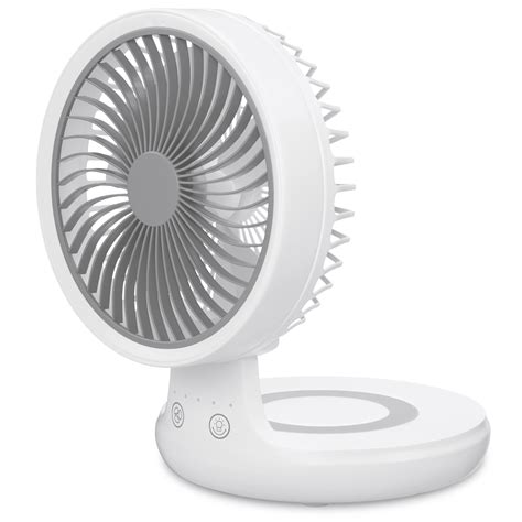 Magshion Usb Desktop Fan Rechargeable Foldable Wall Mounted Cooling